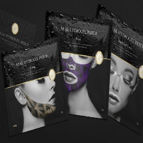 Neal hydrogel patch, lifting pack, mask pack eco-friendly naturally extracted active ingredients